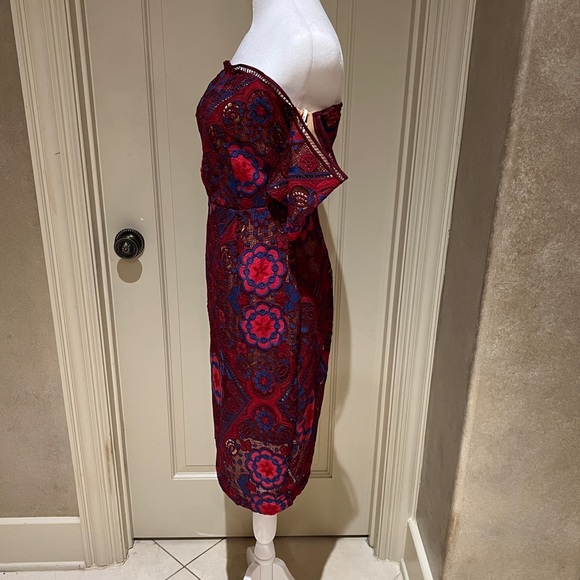 Much more flattering in person and on. Firm fitting shape flattering dress - Picture 4 of 12